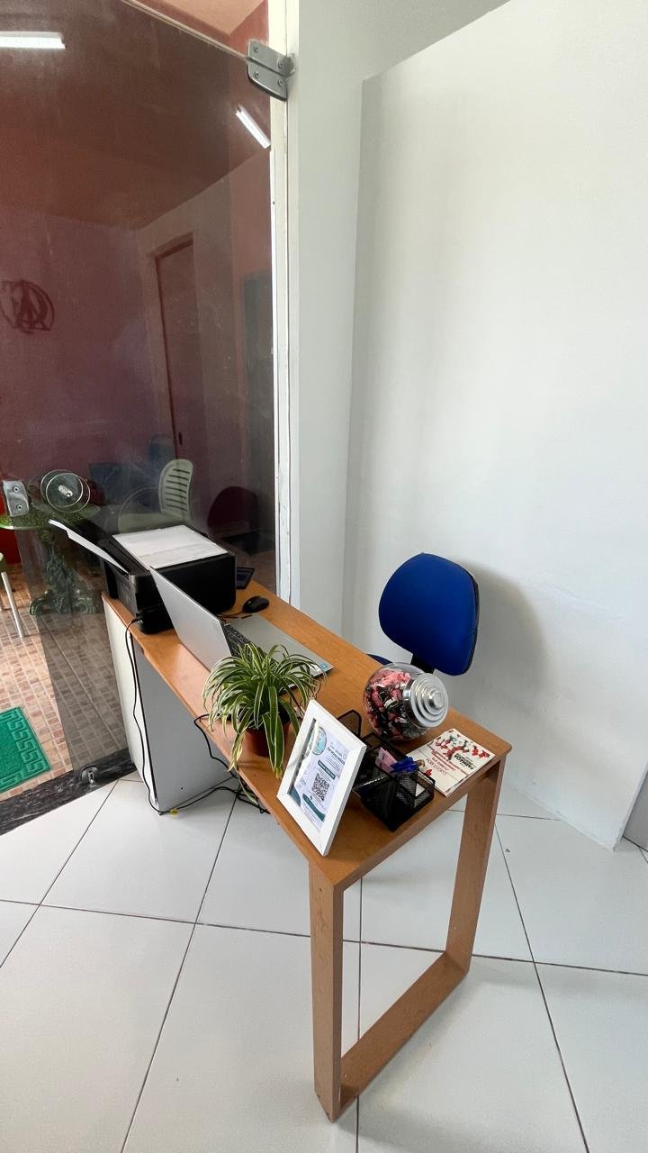 Recepção da clínica